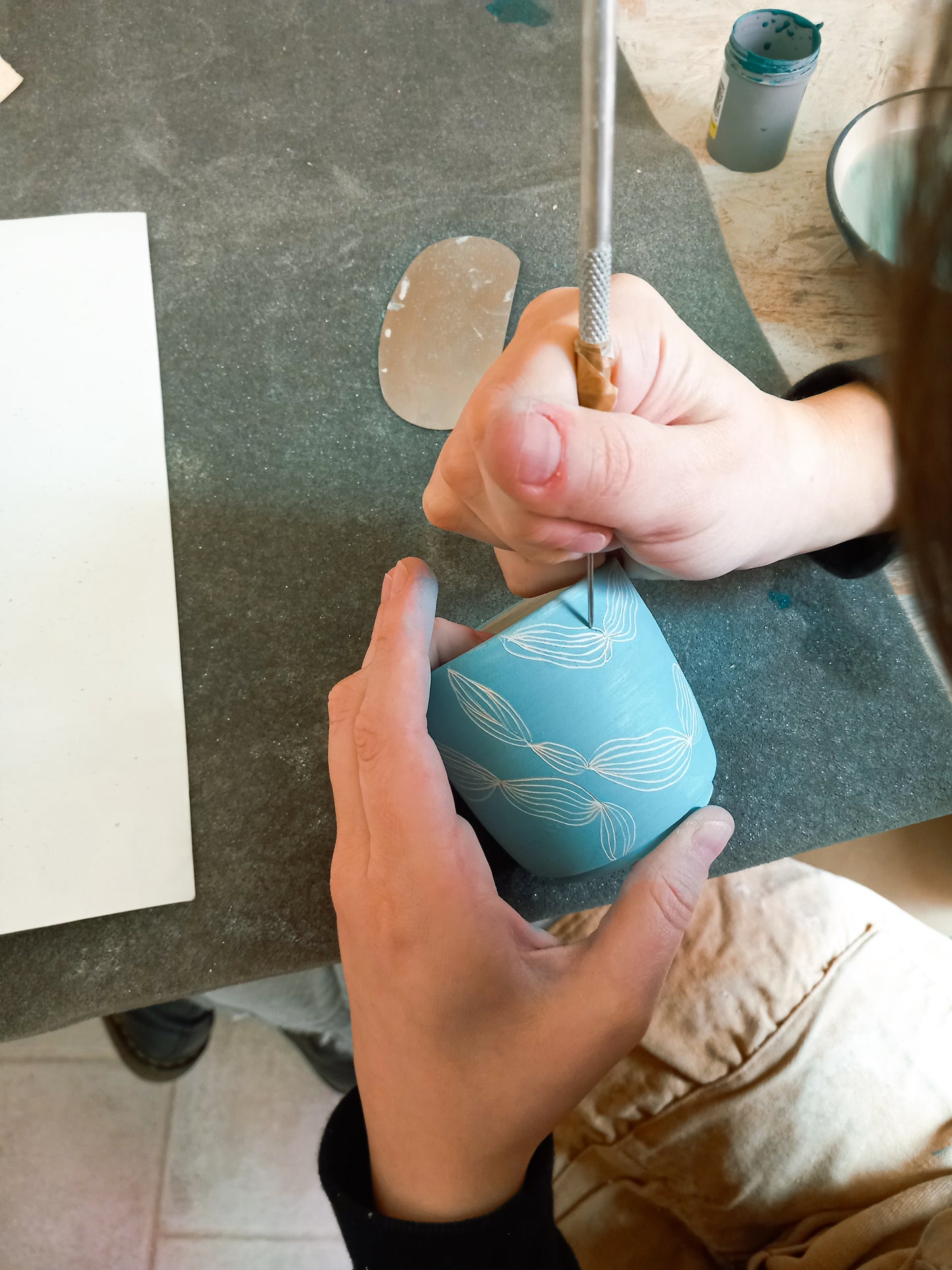 WORKSHOP DI DECORAZIONE SU GRES