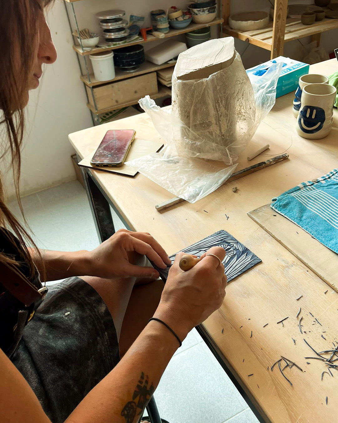 WORKSHOP ARGILLA & LINOLEOGRAFIA by Fausto Spreafico