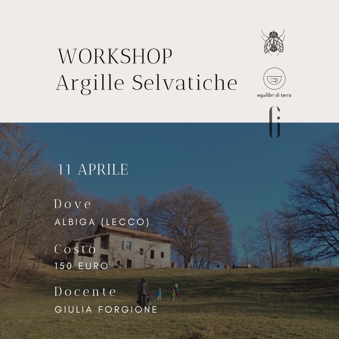 WORKSHOP ARGILLE SELVATICHE by Giulia Forgione 11.04.2026