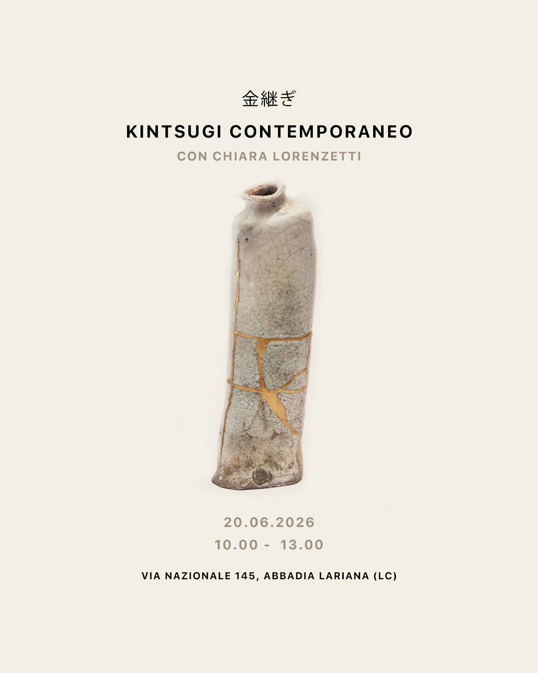 KINTSUGI CONTEMPORANEO by Chiara Lorenzetti