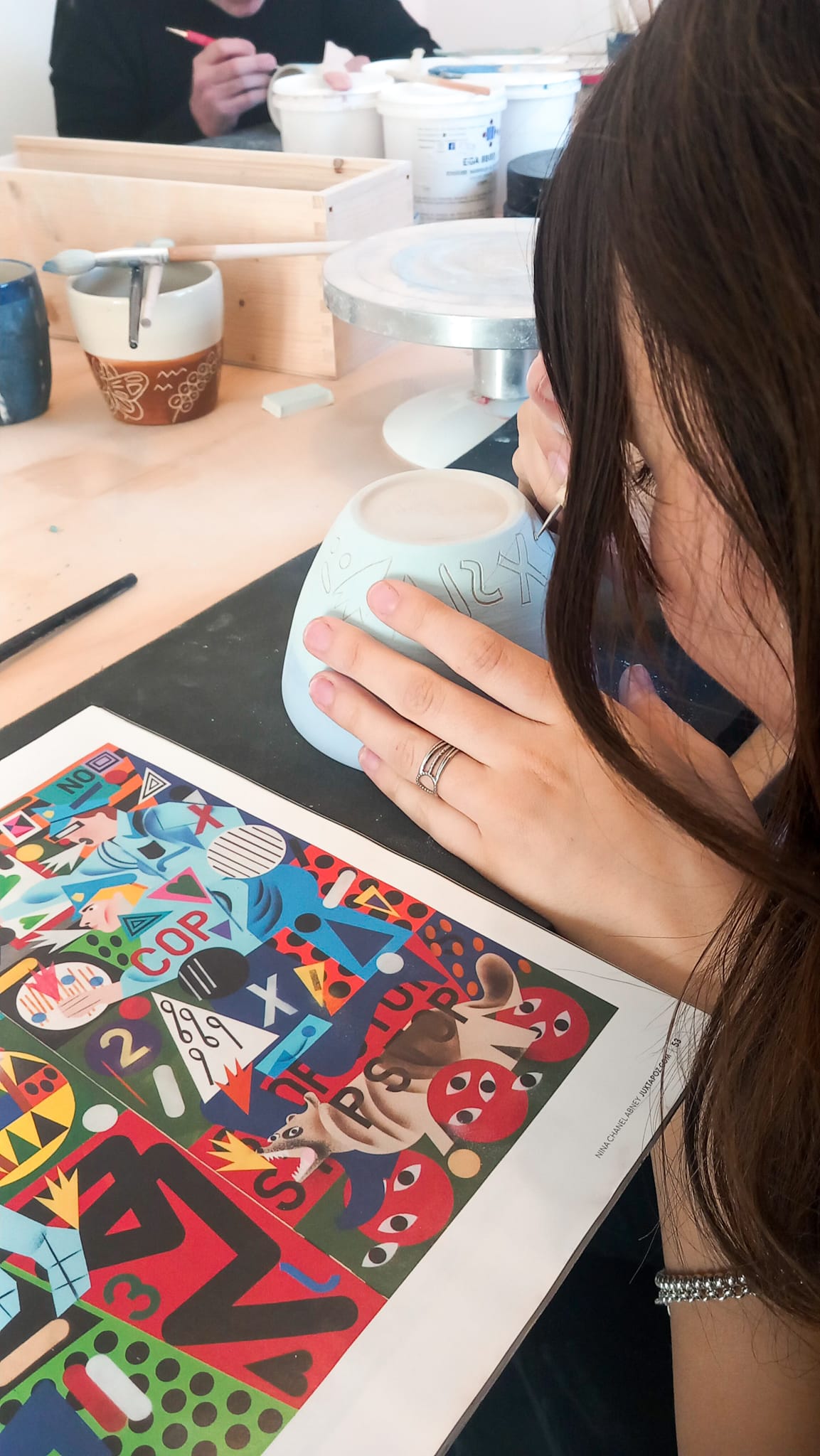 WORKSHOP DI DECORAZIONE tecnica sgraffito