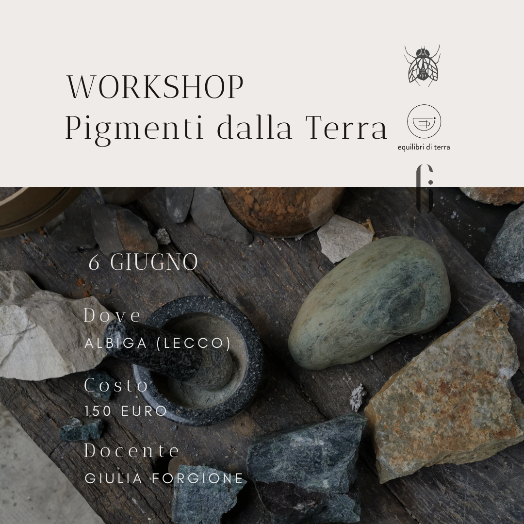 WORKSHOP PIGMENTI DI TERRE by Giulia Forgione 6.06.2026