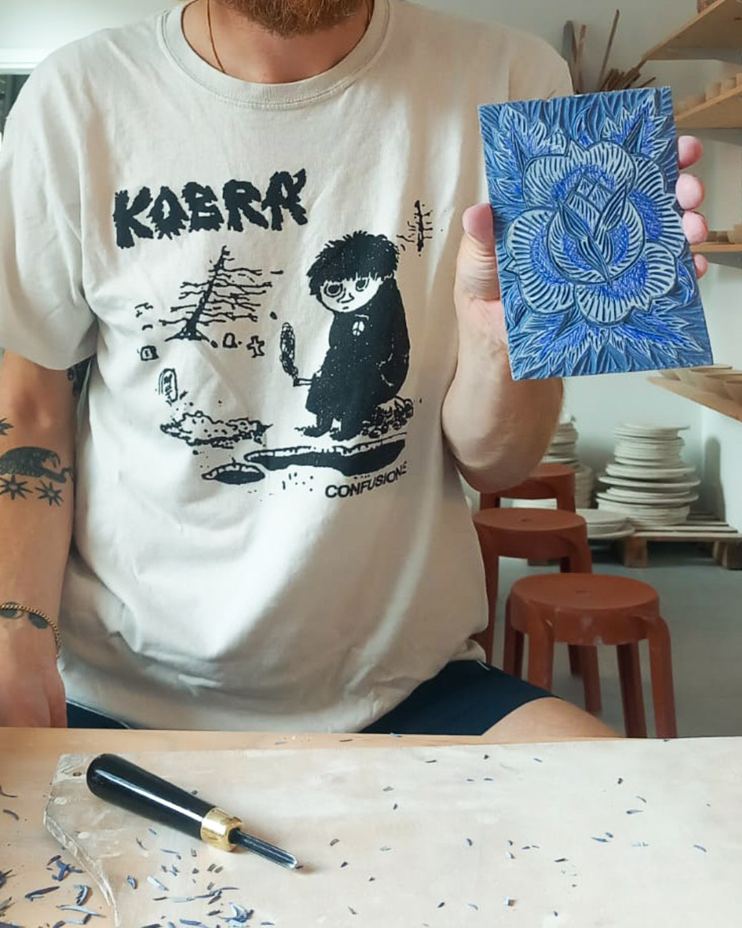 WORKSHOP ARGILLA & LINOLEOGRAFIA by Fausto Spreafico