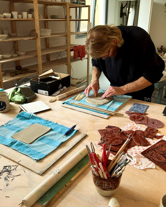 WORKSHOP ARGILLA & LINOLEOGRAFIA by Fausto Spreafico